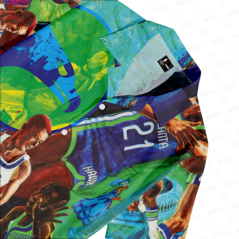 Atlanta Hawks 1971 Vintage Hawaiian Shirt