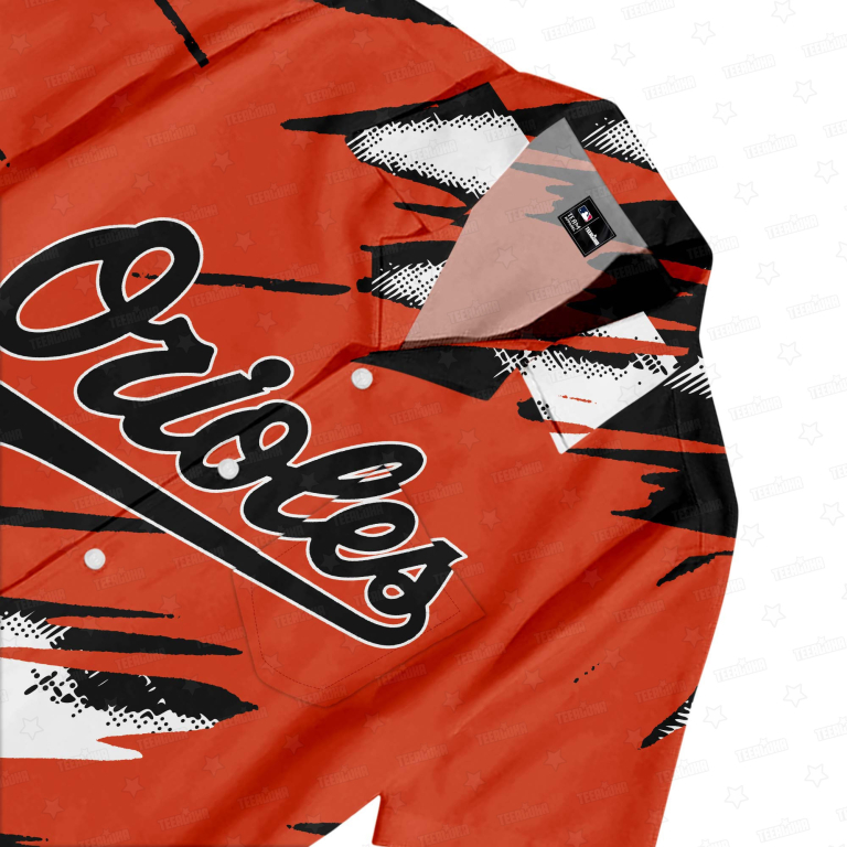 Baltimore Orioles Clawed Fury Hawaiian Shirt