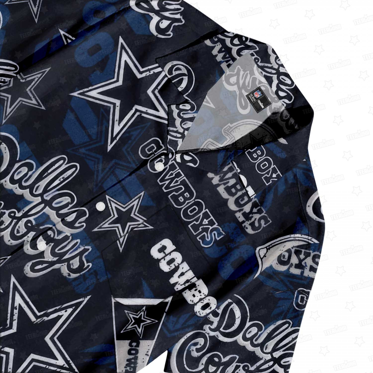 Dallas Cowboys Lone Star Breeze Hawaiian Shirt Dallas Cowboys Lone Star Breeze Hawaiian Shirt