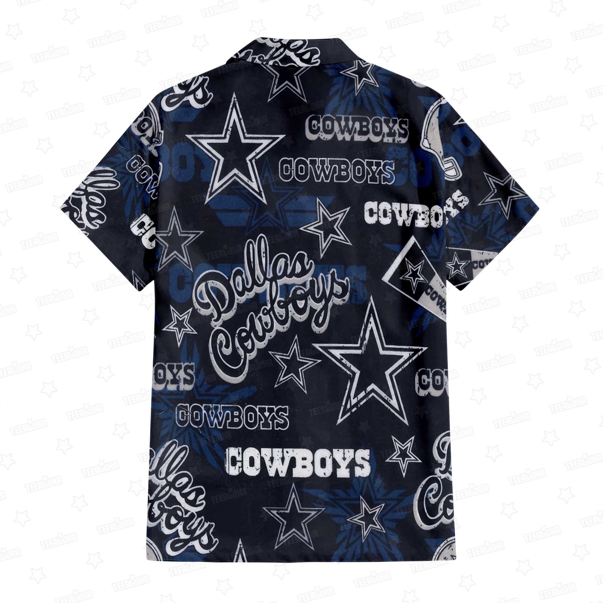 Dallas Cowboys Lone Star Breeze Hawaiian Shirt Dallas Cowboys Lone Star Breeze Hawaiian Shirt