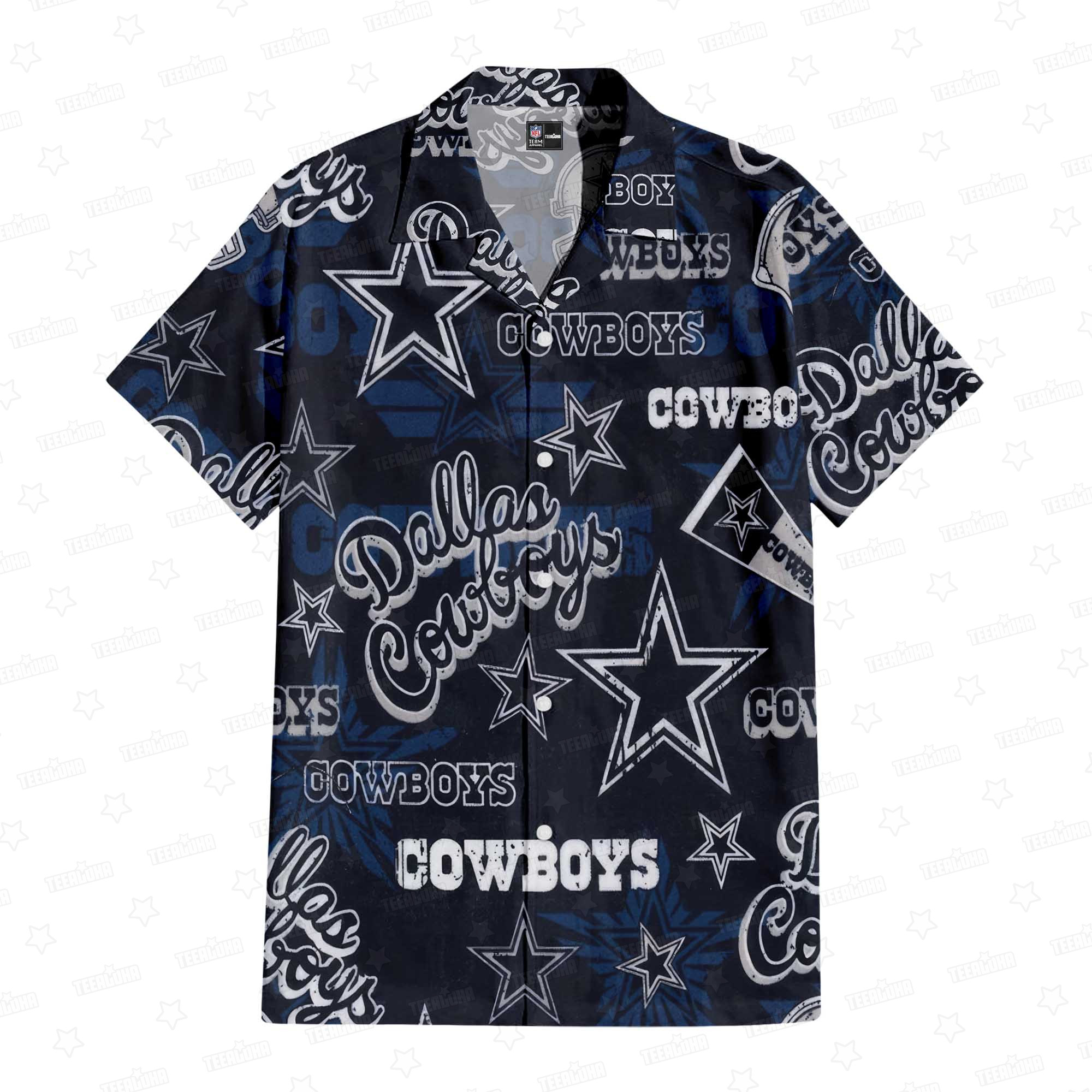 Dallas Cowboys Lone Star Breeze Hawaiian Shirt Dallas Cowboys Lone Star Breeze Hawaiian Shirt