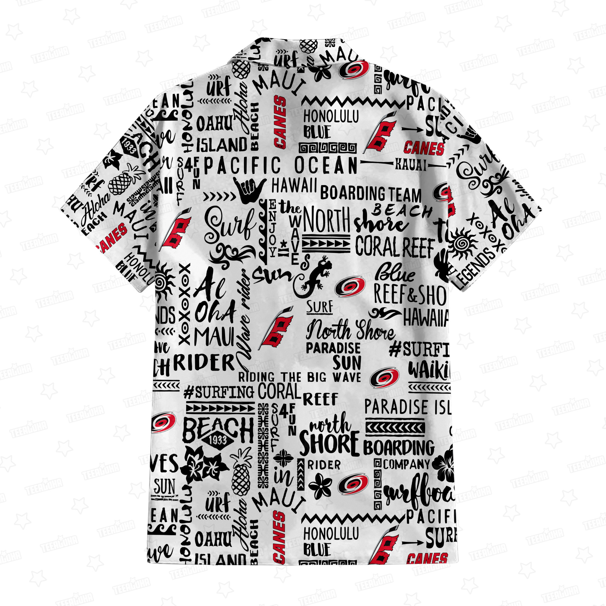 Carolina Hurricanes Storm Surge Hawaiian Shirt Carolina Hurricanes Storm Surge Hawaiian Shirt