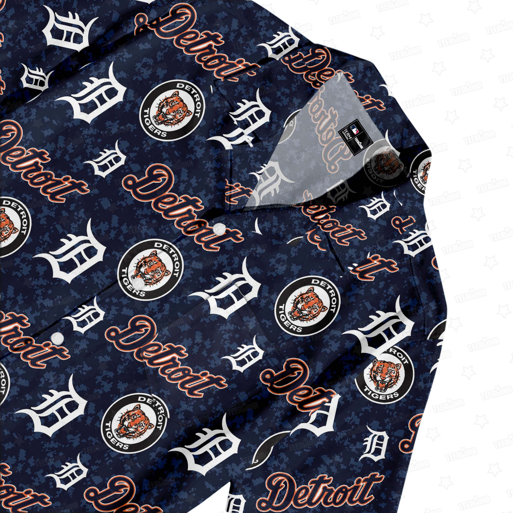 Detroit Tigers Roaring Spirit Hawaiian Shirt Detroit Tigers Roaring Spirit Hawaiian Shirt