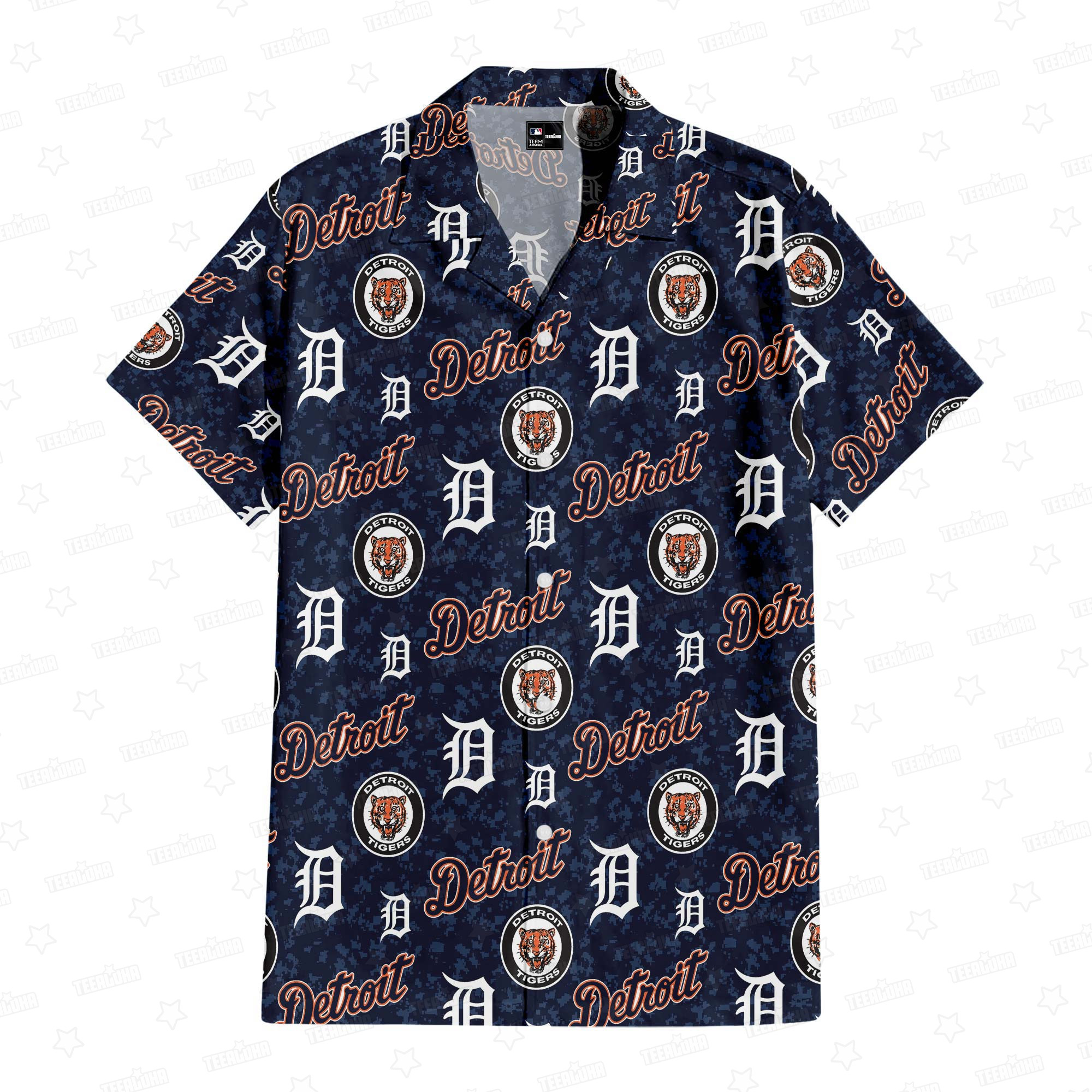 Detroit Tigers Roaring Spirit Hawaiian Shirt Detroit Tigers Roaring Spirit Hawaiian Shirt