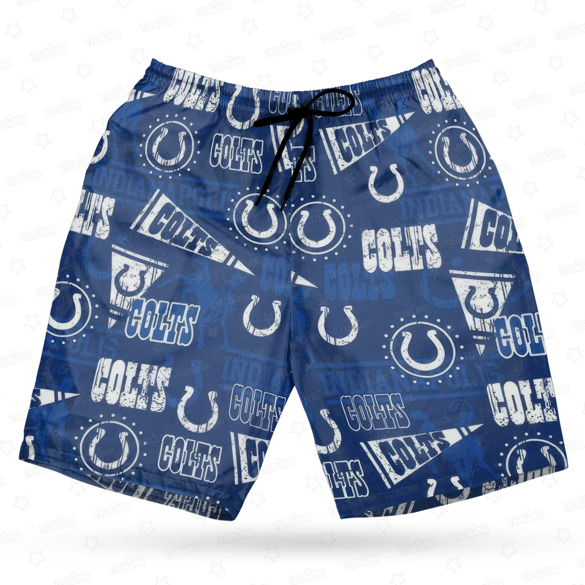 Indianapolis Colts Gridiron Majesty Hawaiian Shirt Indianapolis Colts Gridiron Majesty Hawaiian Shirt