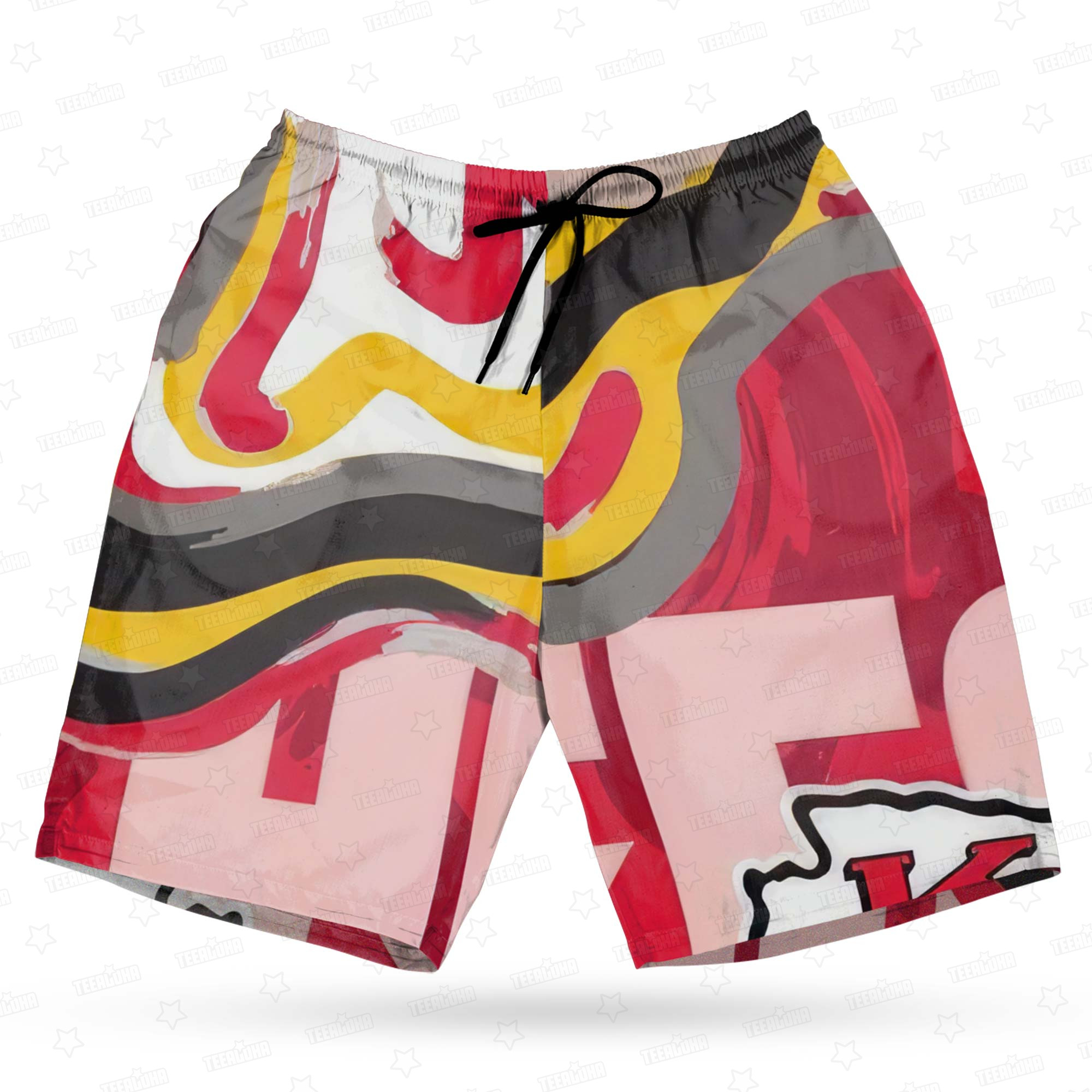 Kansas City Chiefs Oil Painting Art Print Hawaiian Shirt Kansas City Chiefs Oil Painting Art Print Hawaiian Shirt