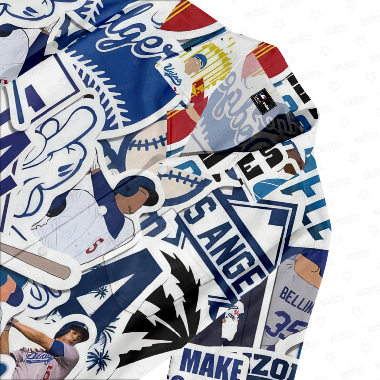 Los Angeles Dodgers Dynamic Emblem Hawaiian Shirt