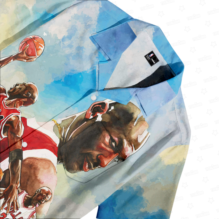 Michael Jordan Chicago Bulls Airborne Legend Hawaiian Shirt