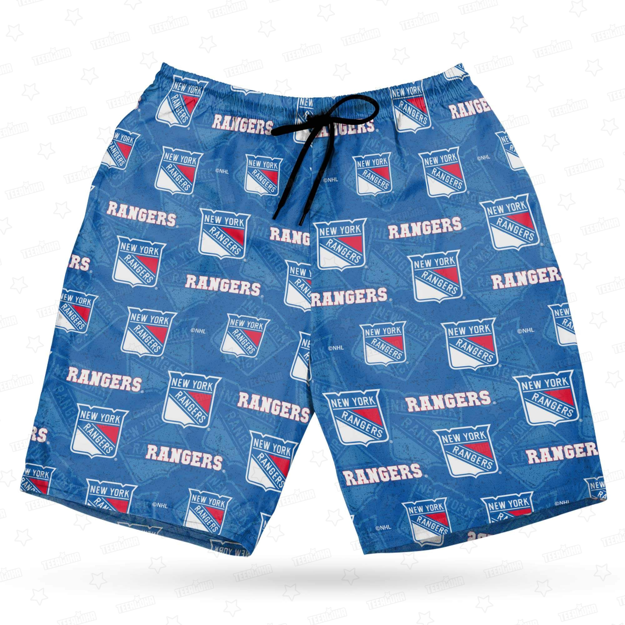 New York Rangers Frozen Rivals Hawaiian Shirt New York Rangers Frozen Rivals Hawaiian Shirt