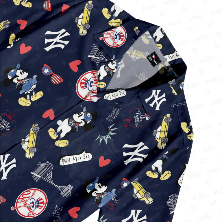 New York Yankees x Mickey Mouse Hawaiian Shirt