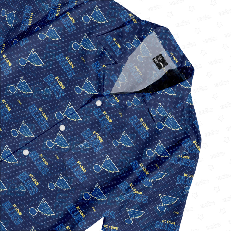 St. Louis Blues Melodic Rhythm Hawaiian Shirt
