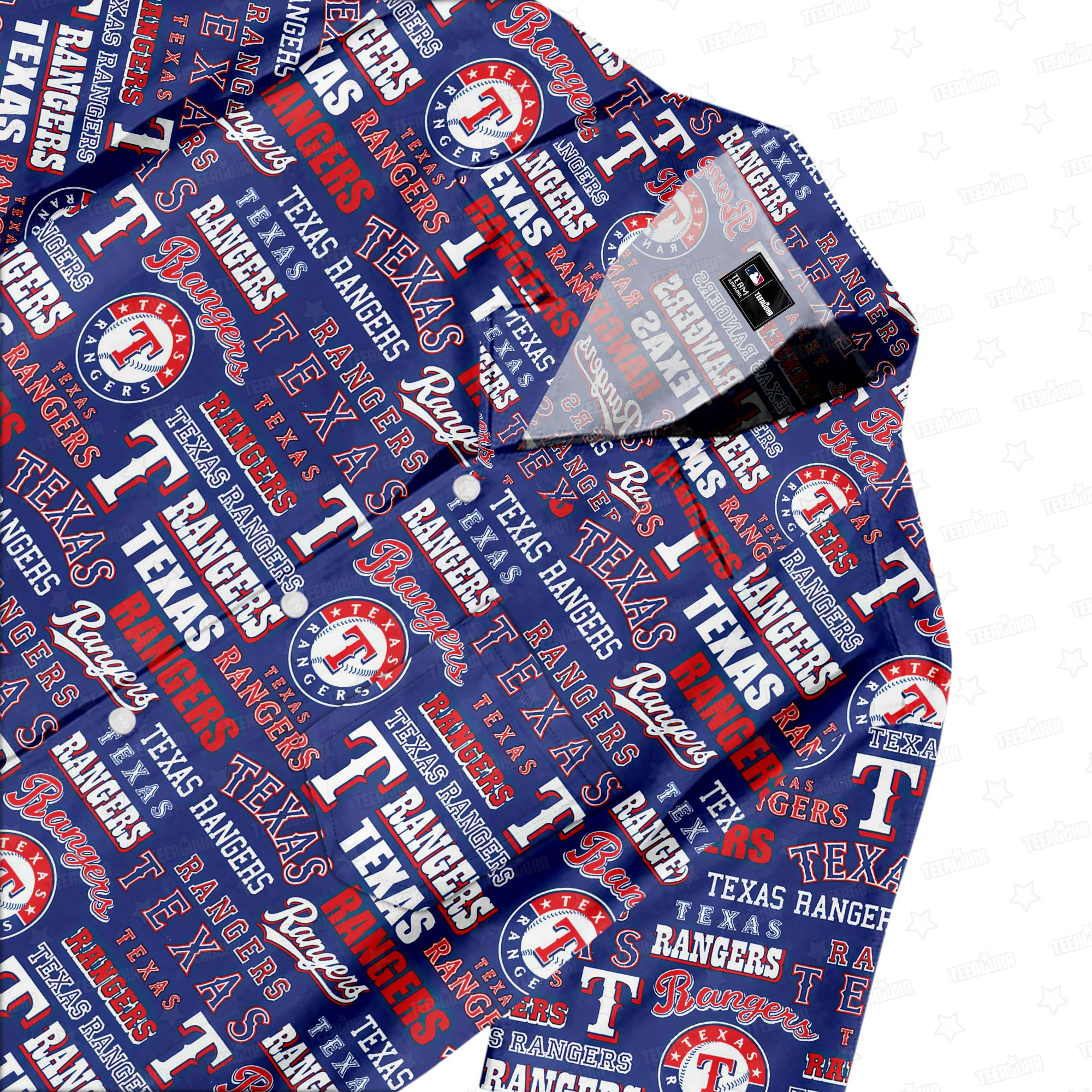 Texas Rangers Ballpark Adventure Hawaiian Shirt Texas Rangers Ballpark Adventure Hawaiian Shirt