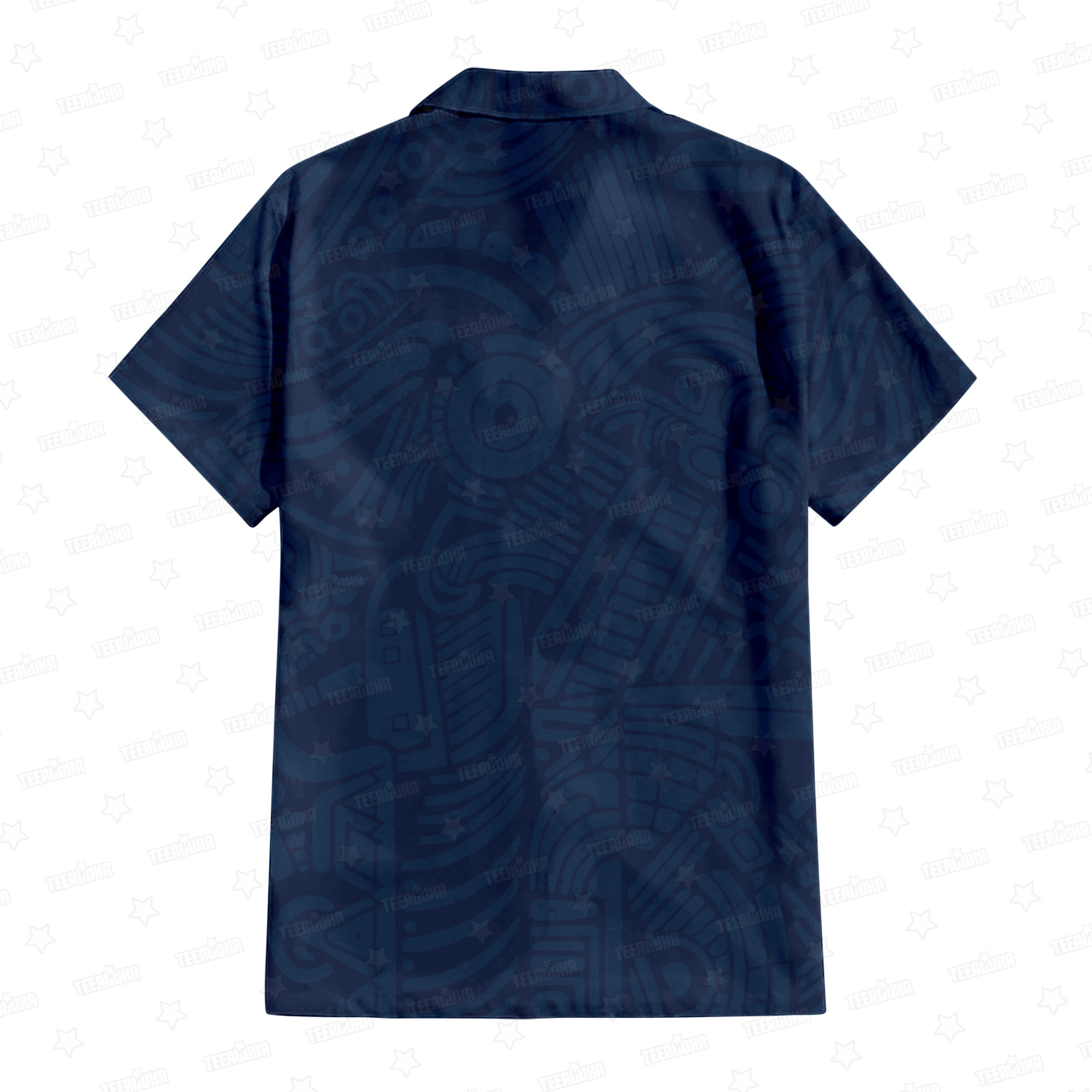 Atlanta Braves Tribal Motifs Hawaiian Shirt Atlanta Braves Tribal Motifs Hawaiian Shirt