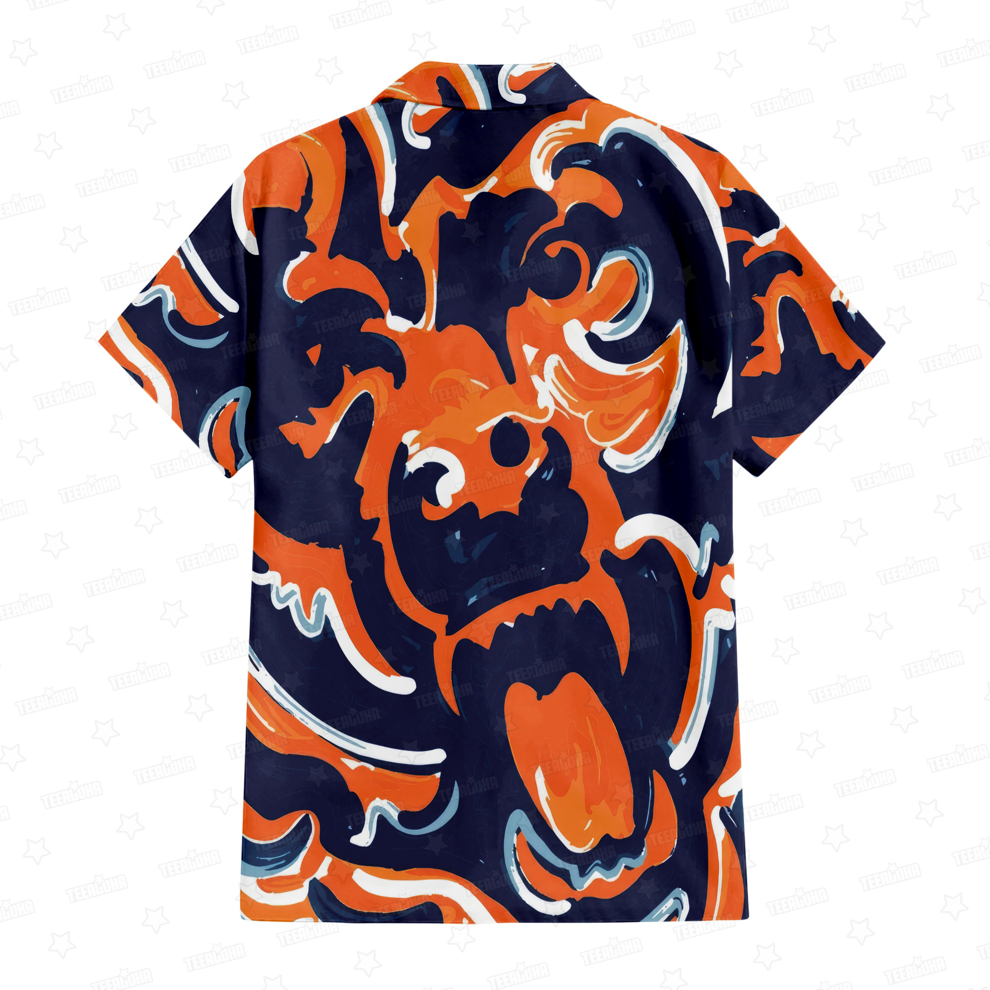 Chicago Bears Oil Painting Art Print Hawaiian Shirt Chicago Bears Oil Painting Art Print Hawaiian Shirt