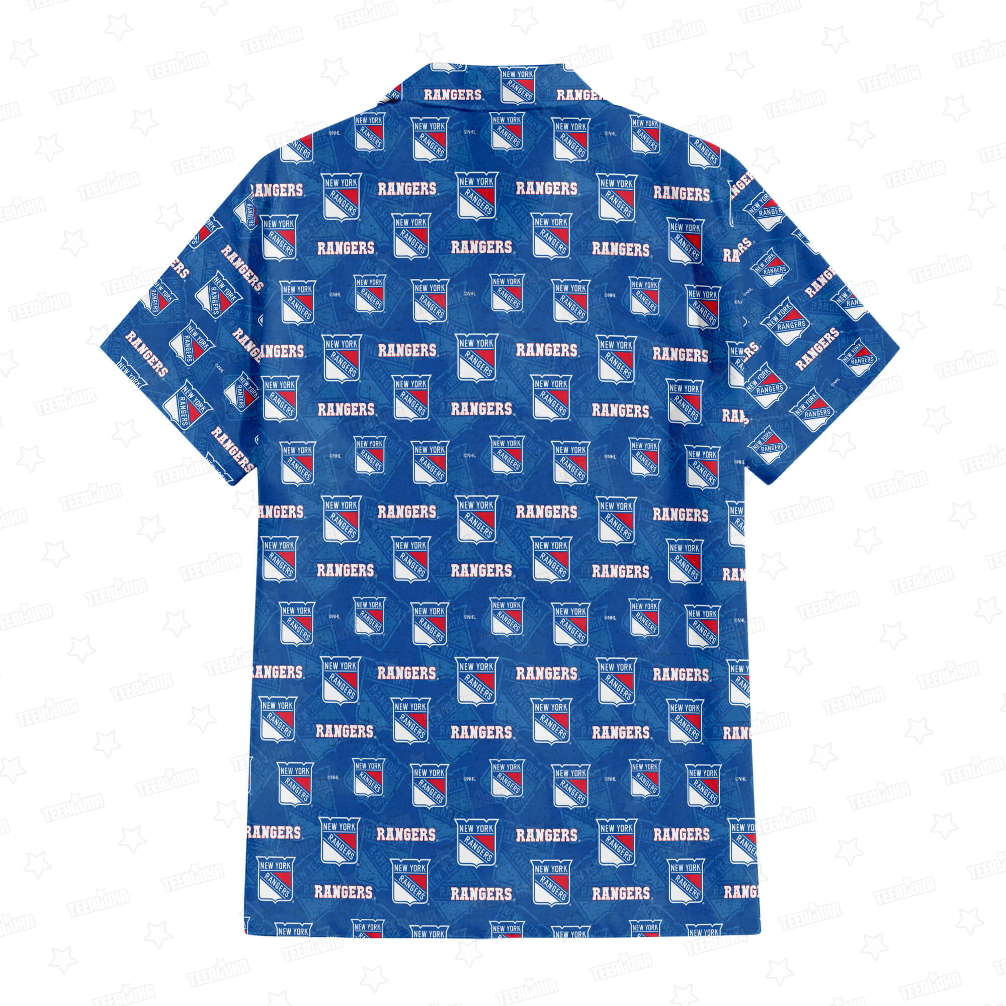 New York Rangers Frozen Rivals Hawaiian Shirt New York Rangers Frozen Rivals Hawaiian Shirt