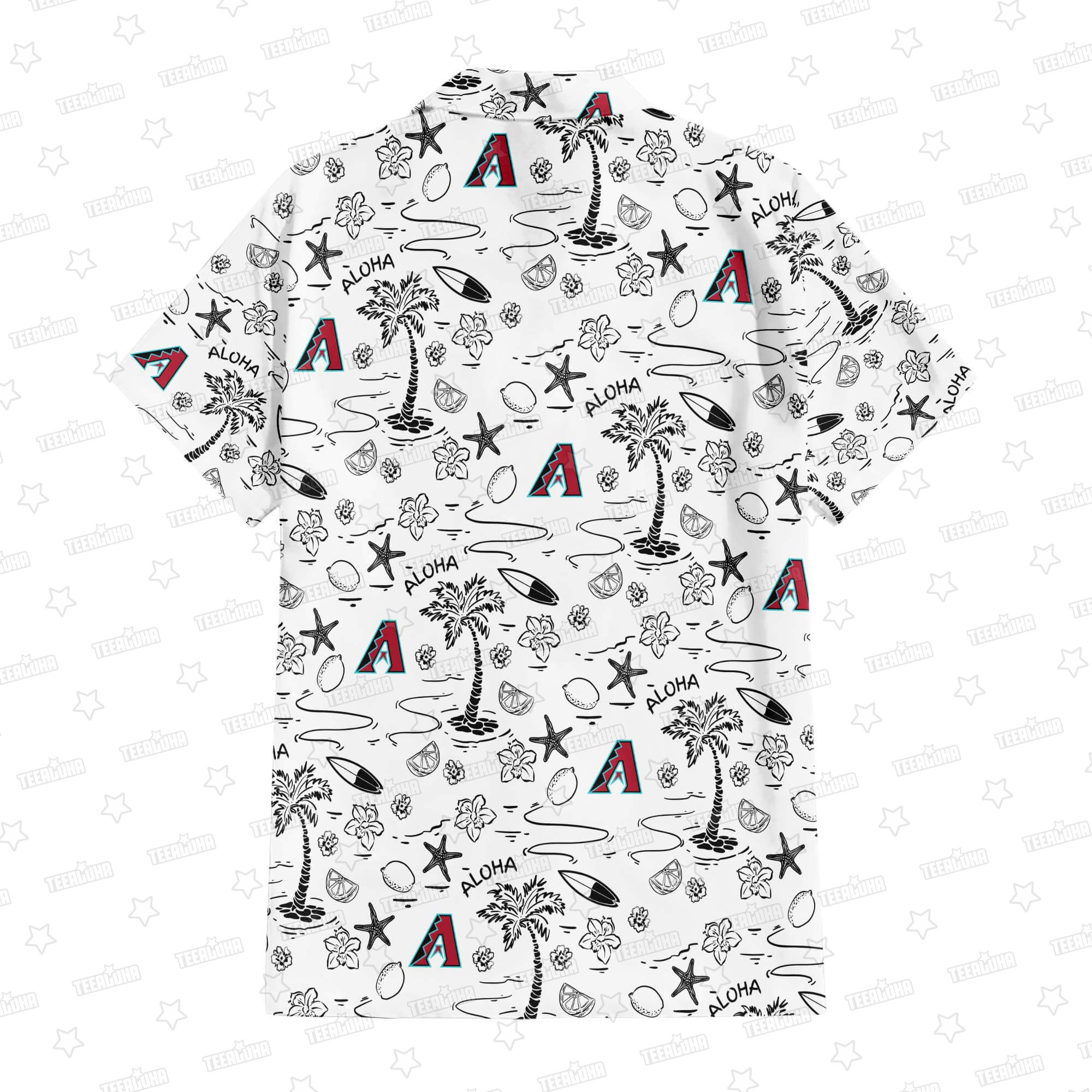 Arizona Diamondbacks Aloha Paradise Hawaiian Shirt Arizona Diamondbacks Aloha Paradise Hawaiian Shirt