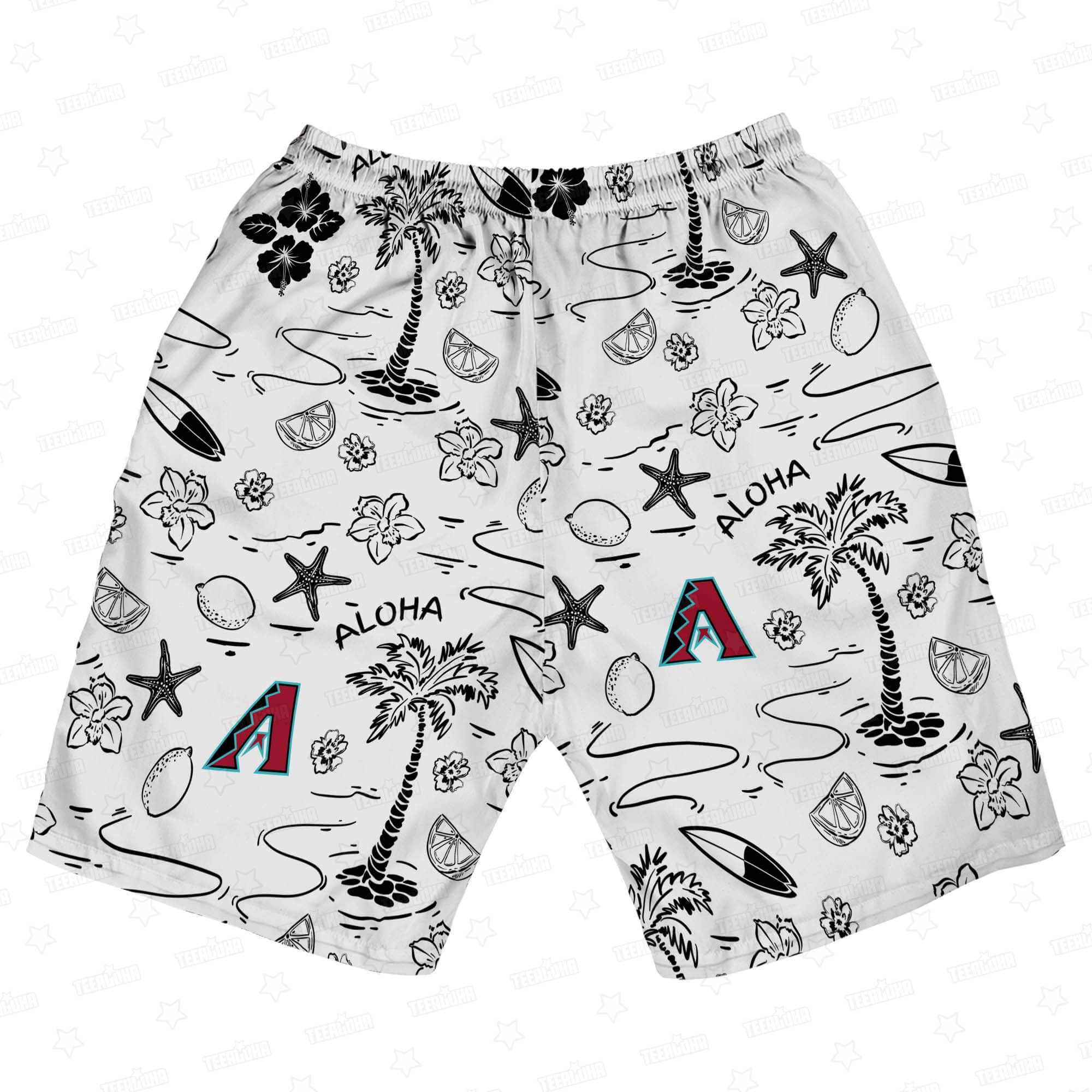 Arizona Diamondbacks Aloha Paradise Hawaiian Shirt Arizona Diamondbacks Aloha Paradise Hawaiian Shirt