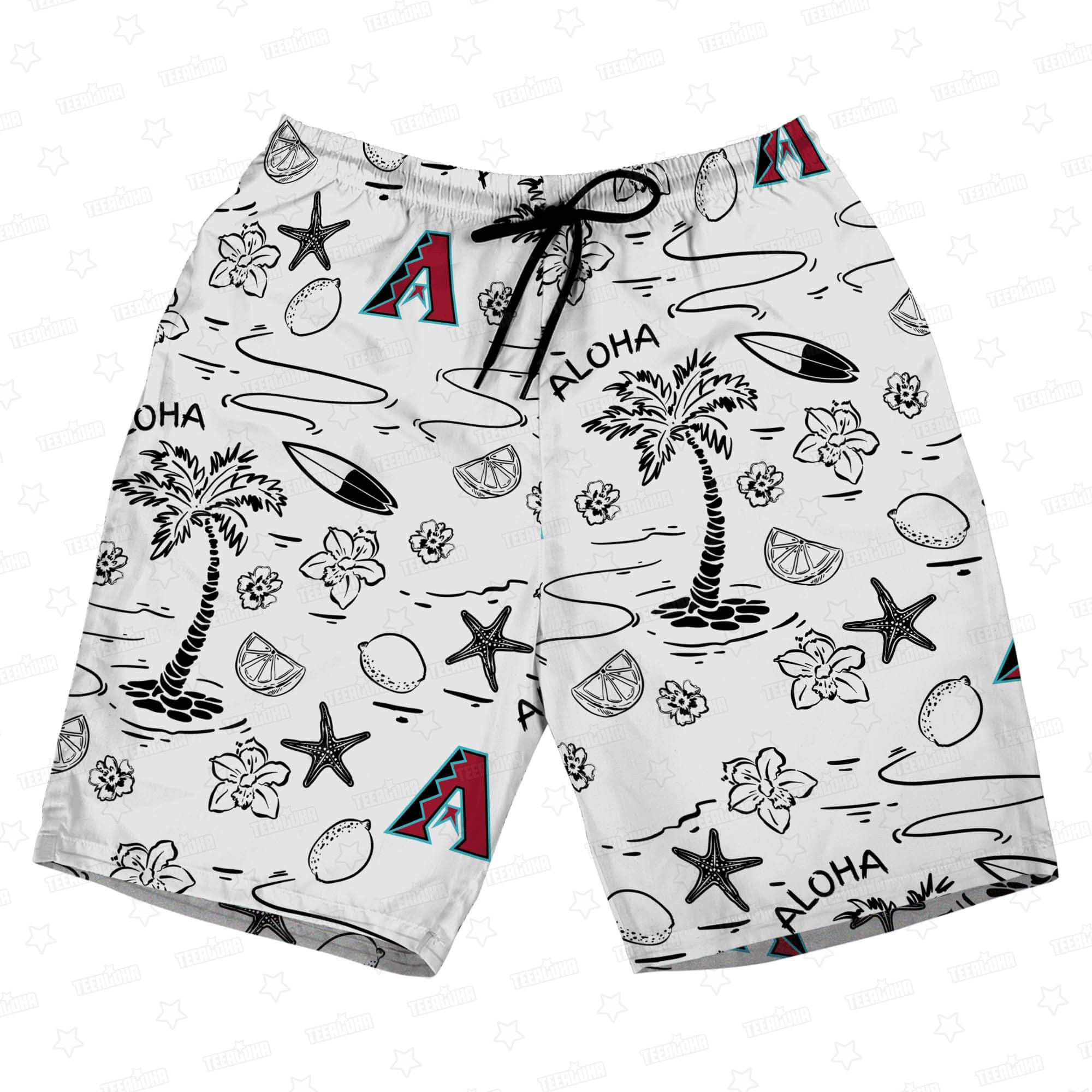 Arizona Diamondbacks Aloha Paradise Hawaiian Shirt Arizona Diamondbacks Aloha Paradise Hawaiian Shirt