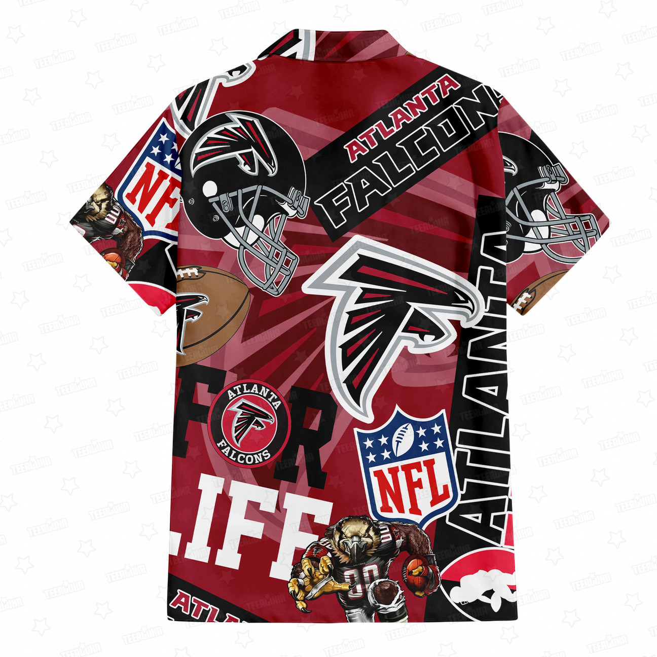 Atlanta Falcons For Life Hawaiian Shirt Atlanta Falcons For Life Hawaiian Shirt