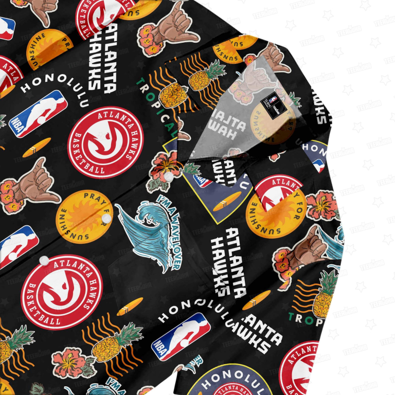 Atlanta Hawks Aloha Breeze Hawaiian Shirt