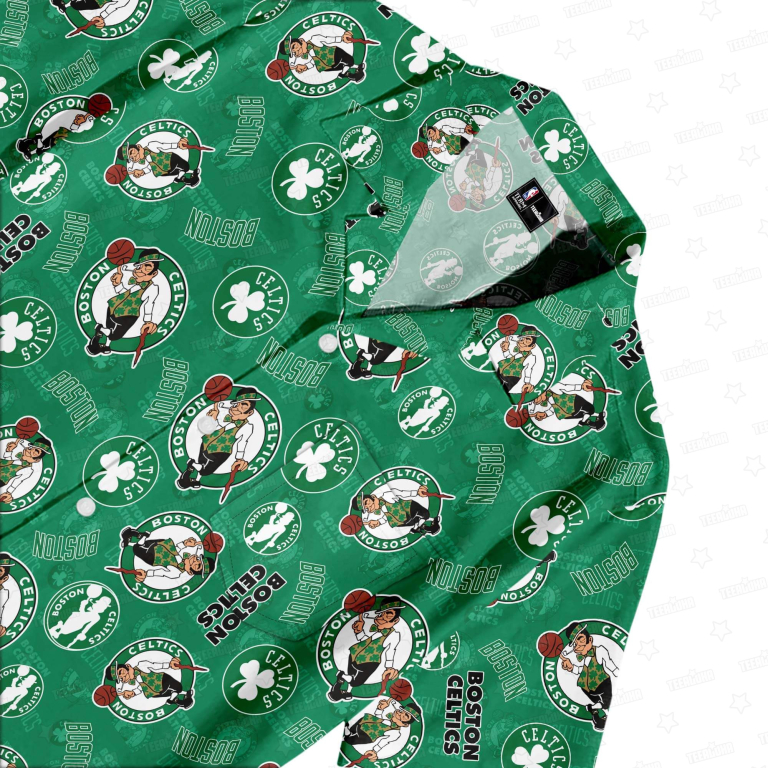 Boston Celtics Green Glory Hawaiian Shirt