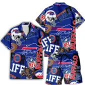 Buffalo Bills For Life Hawaiian Short - demo10