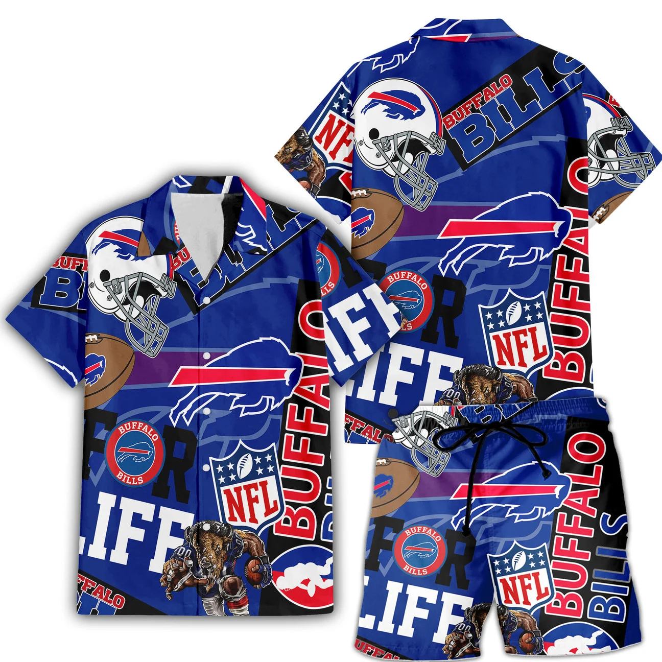 Buffalo Bills For Life Hawaiian Shirt Buffalo Bills For Life Hawaiian Shirt