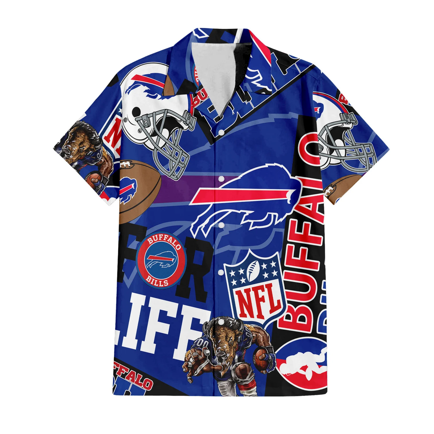 Buffalo Bills For Life Hawaiian Shirt Buffalo Bills For Life Hawaiian Shirt