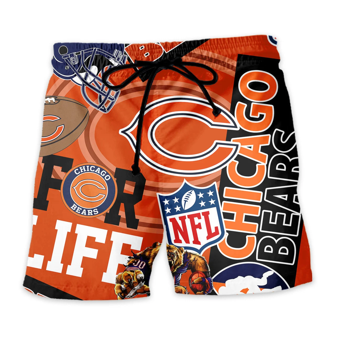 Chicago Bears For Life Hawaiian Shirt Chicago Bears For Life Hawaiian Shirt