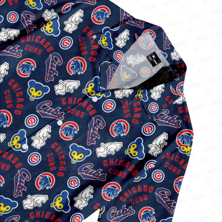 Chicago Cubs Cubbie Blue Paradise Hawaiian Shirt