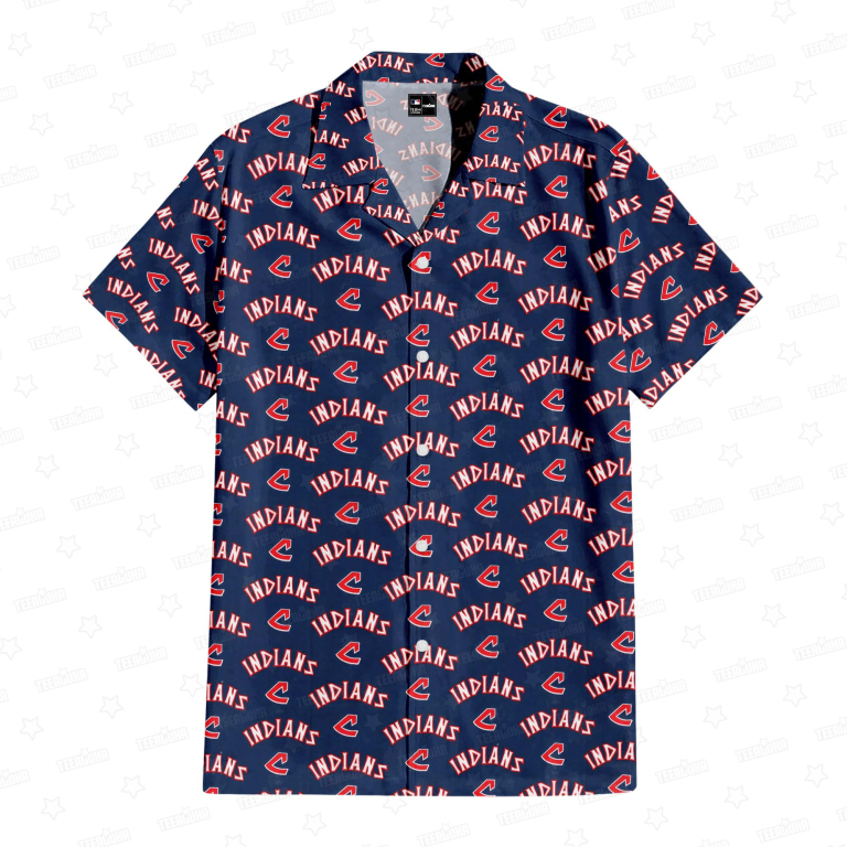 Cleveland Indians Diamond Legacy Hawaiian Shirt