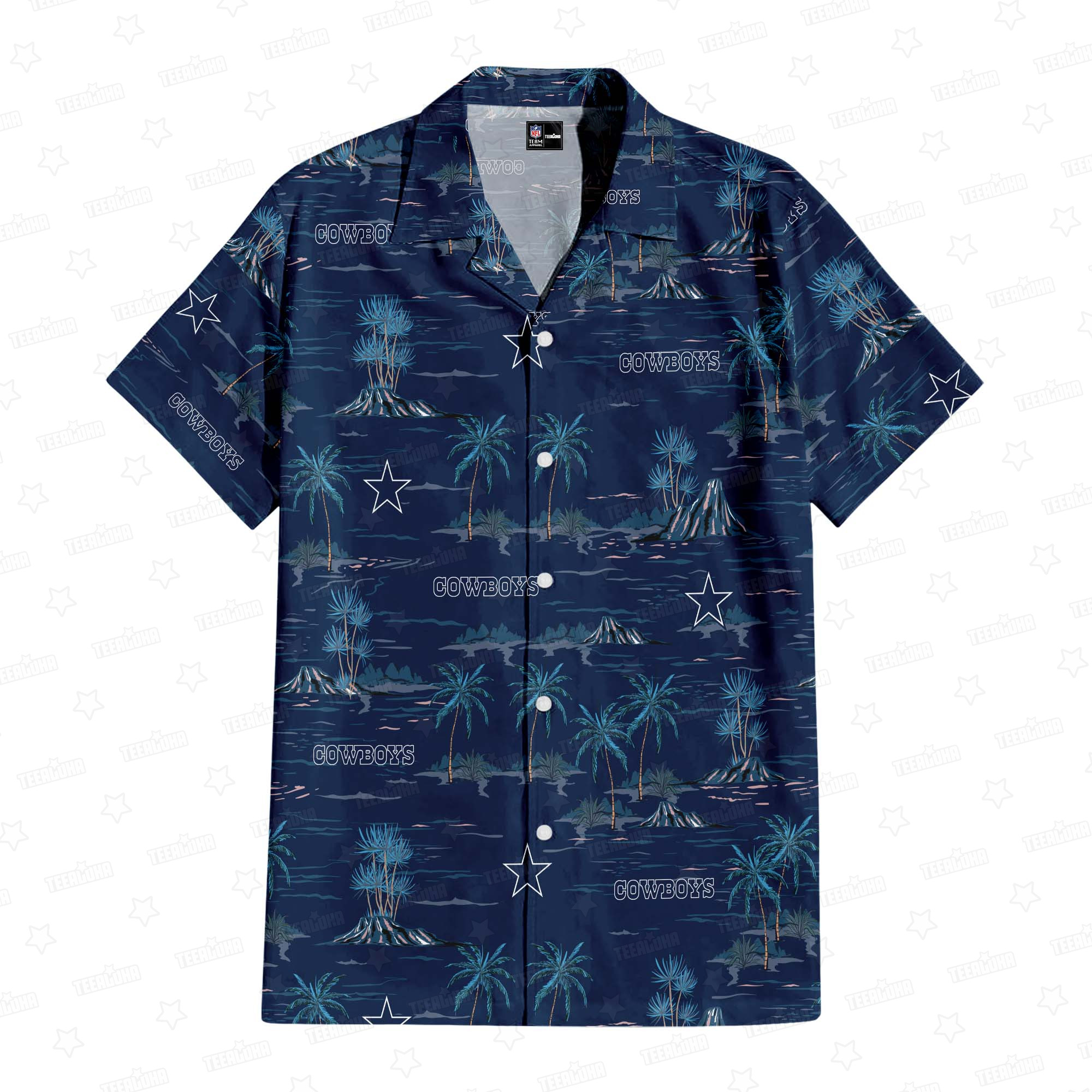 Dallas Cowboys Summer Island Hawaiian Shirt Dallas Cowboys Summer Island Hawaiian Shirt