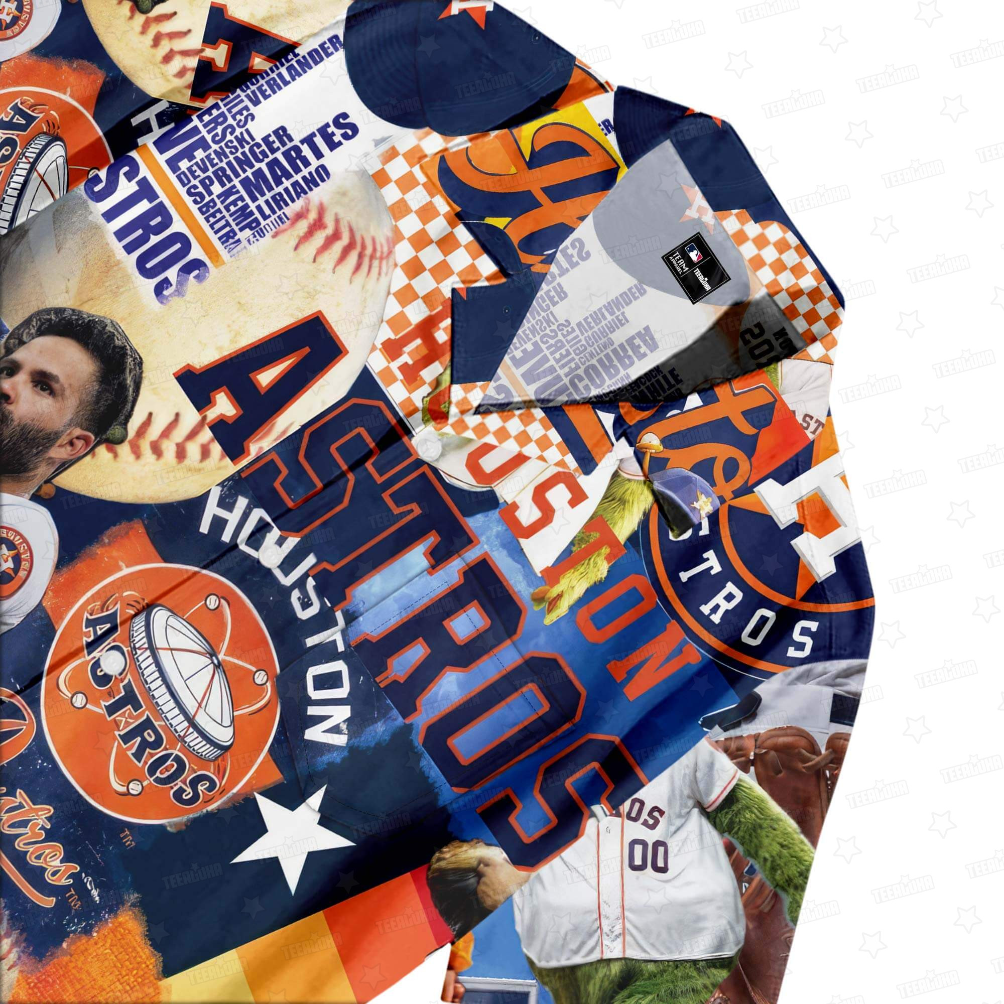 Houston Astros Strong Star Hawaiian Shirt Houston Astros Strong Star Hawaiian Shirt