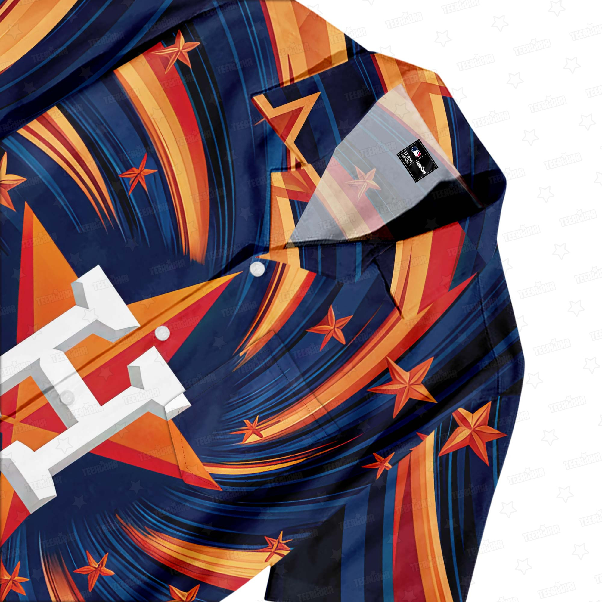 Houston Astros Vortex Starfield Hawaiian Shirt Houston Astros Vortex Starfield Hawaiian Shirt