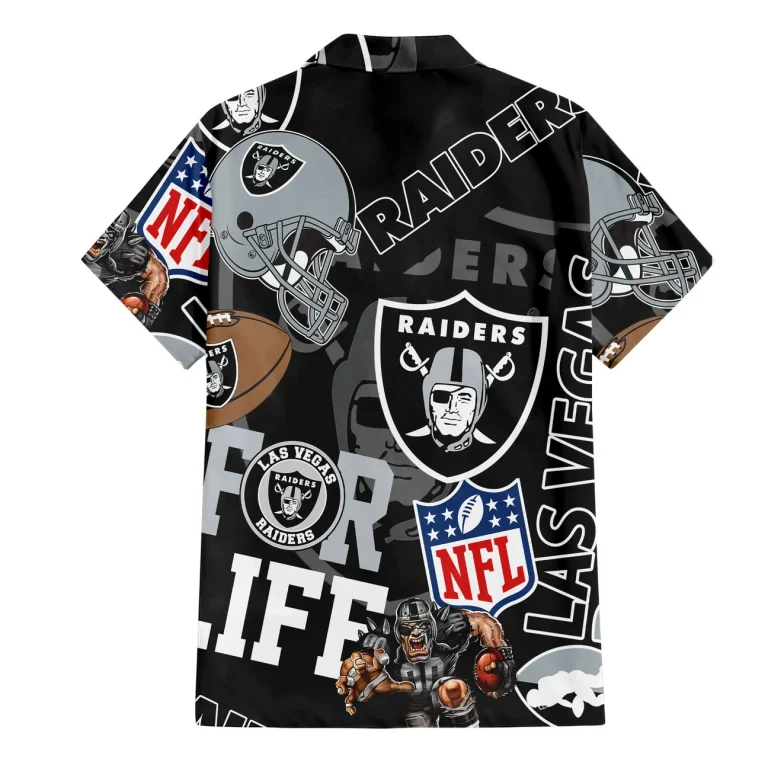 Las Vegas Raiders For Life Hawaiian Shirt