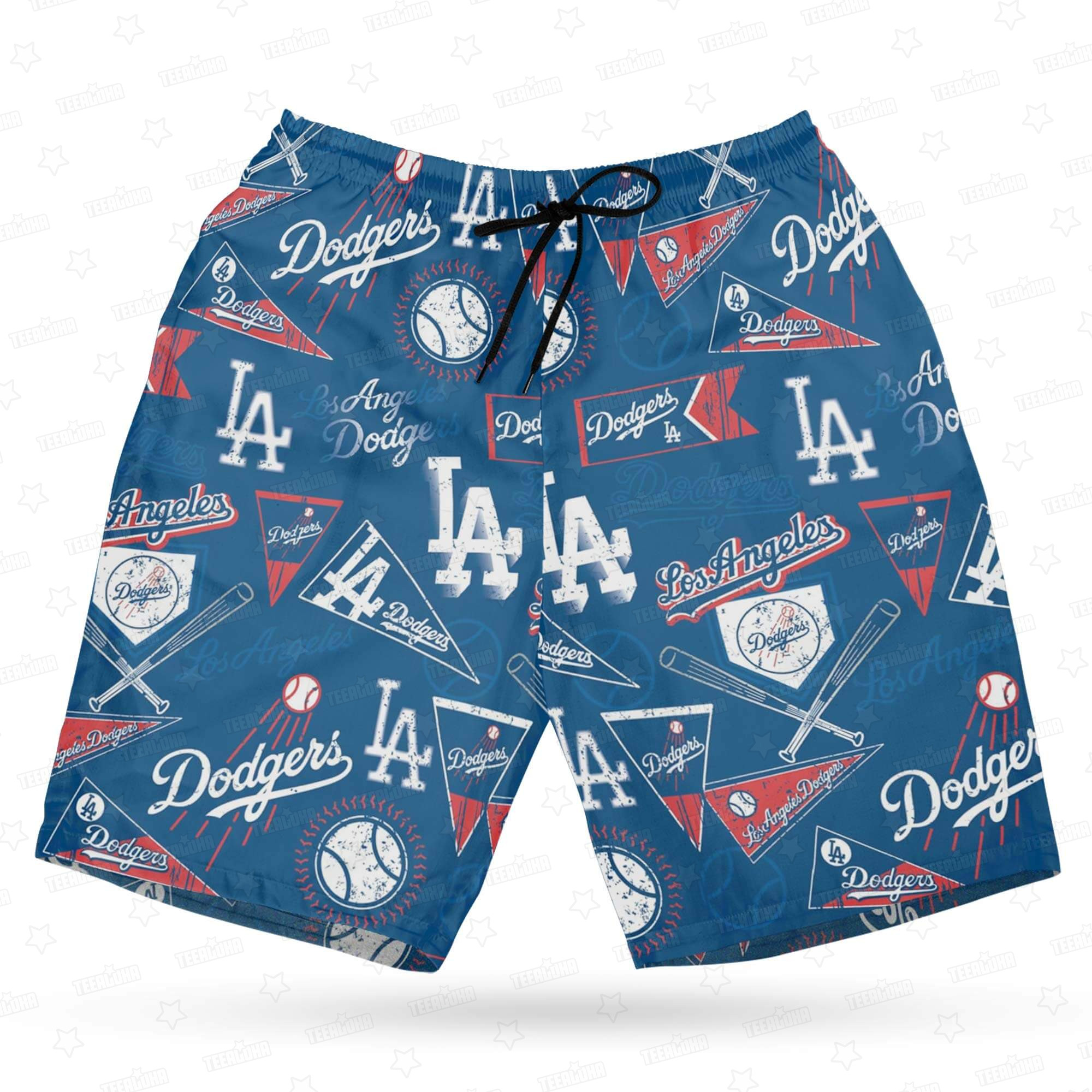 Los Angeles Dodgers Vintage Blue Hawaiian Shirt Los Angeles Dodgers Vintage Blue Hawaiian Shirt
