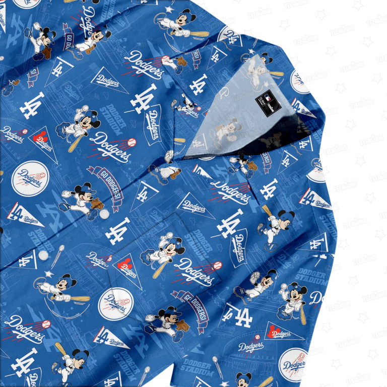 Los Angeles Dodgers x Mickey Hawaiian Shirt
