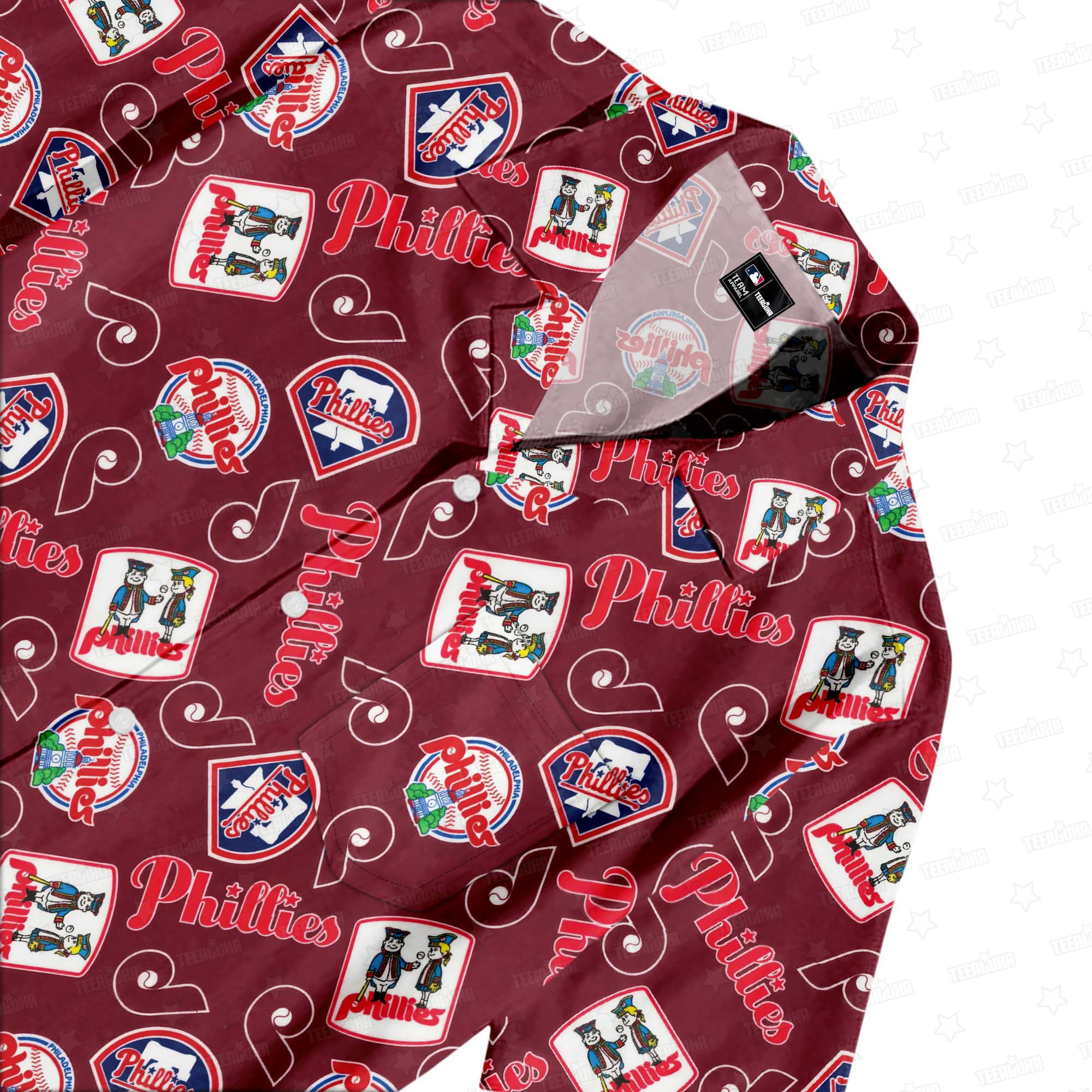 Philadelphia Phillies Fantastic Flock Hawaiian Shirt Philadelphia Phillies Fantastic Flock Hawaiian Shirt