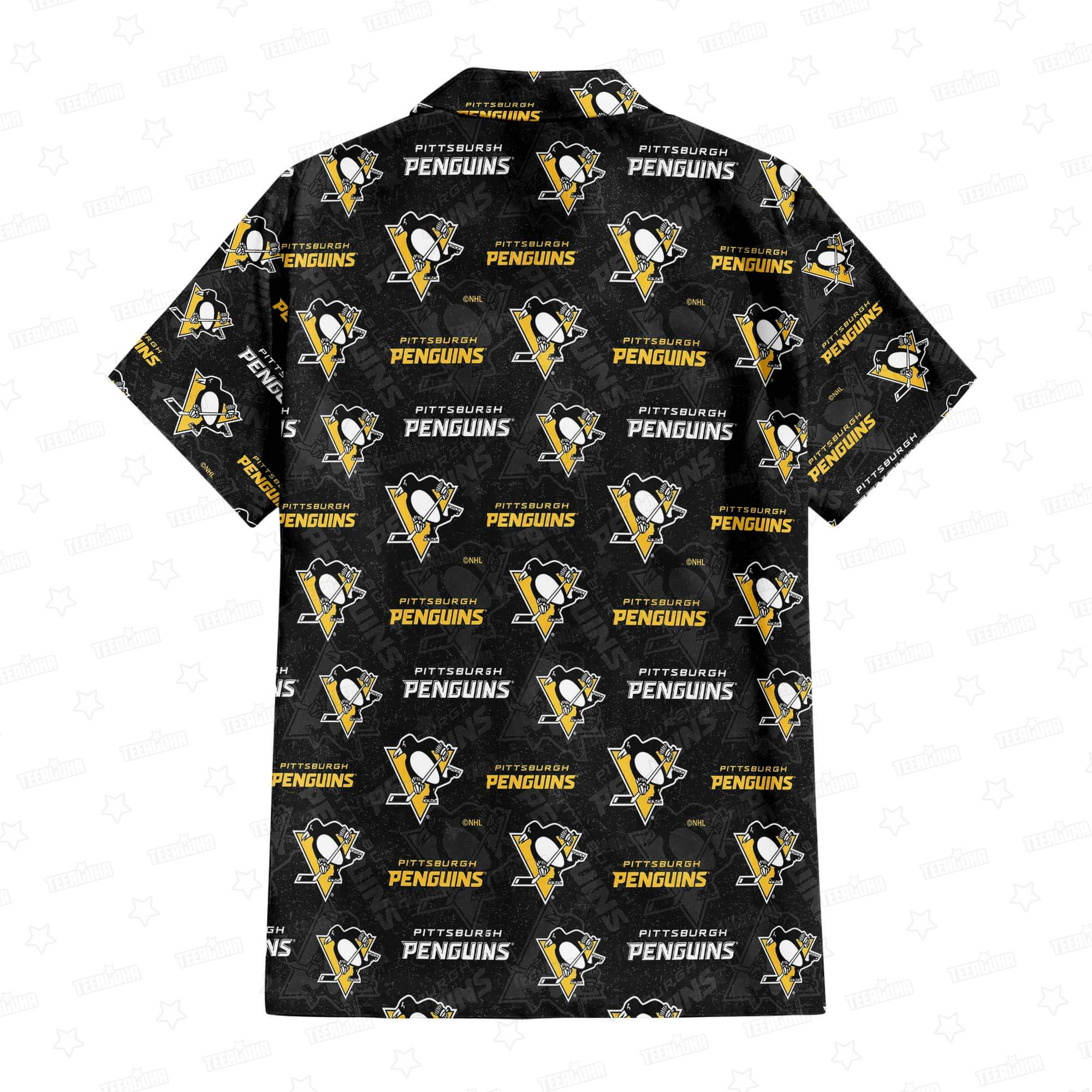 Pittsburgh Penguins Icebound Elegance Hawaiian Shirt Pittsburgh Penguins Icebound Elegance Hawaiian Shirt