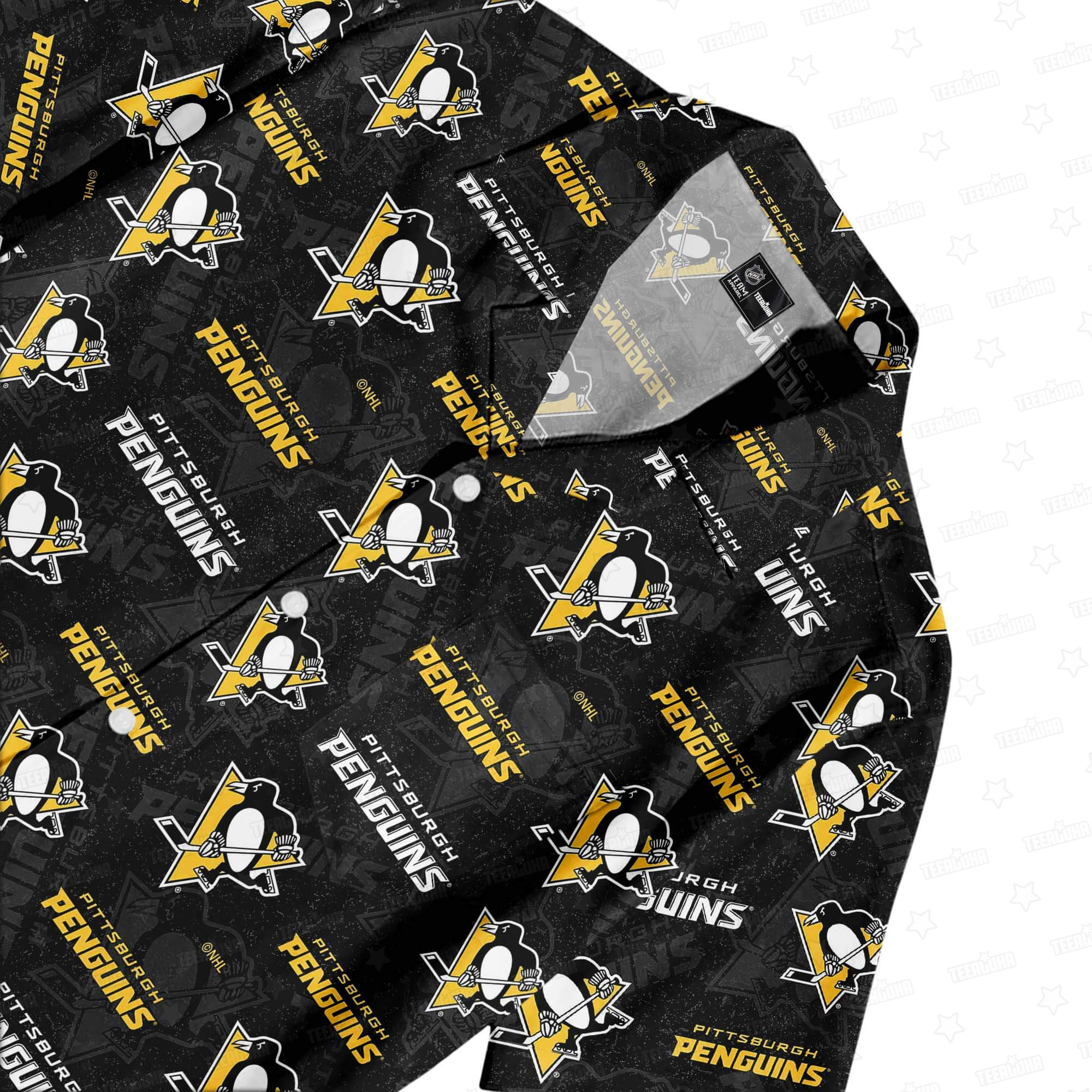 Pittsburgh Penguins Icebound Elegance Hawaiian Shirt Pittsburgh Penguins Icebound Elegance Hawaiian Shirt