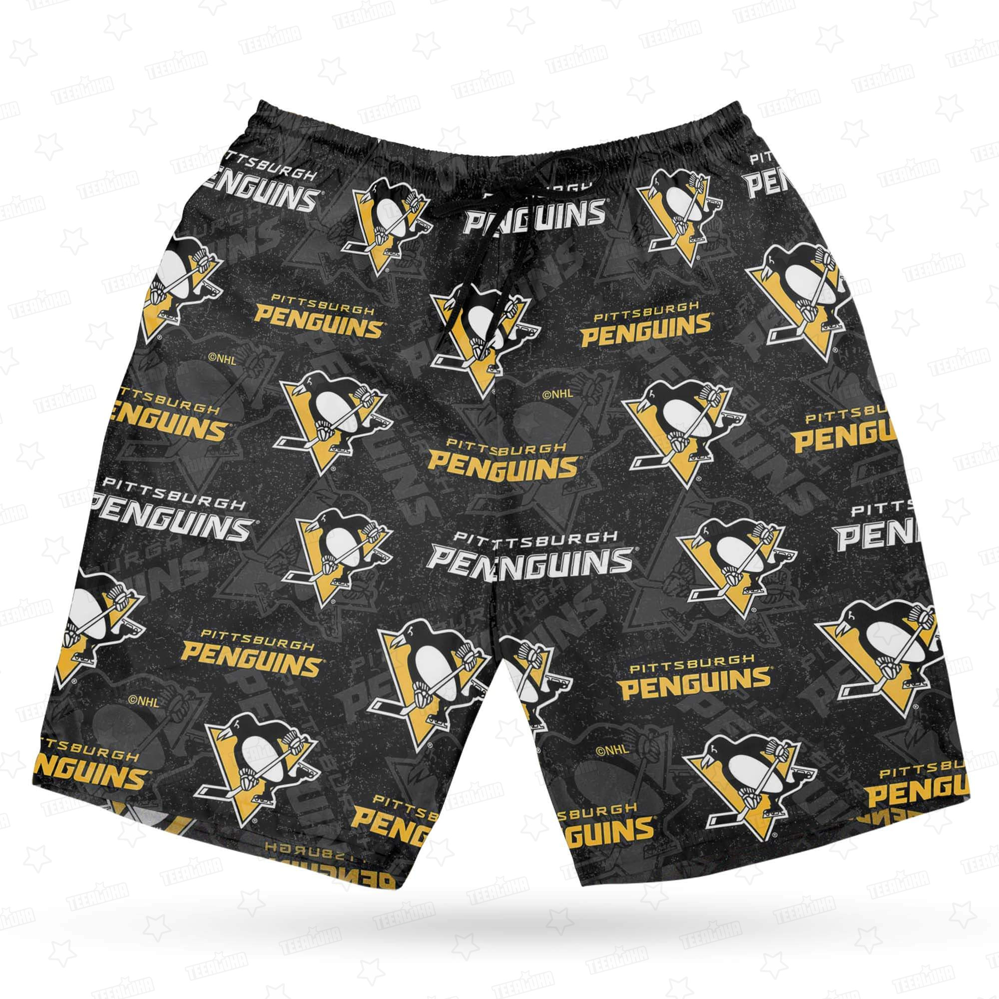 Pittsburgh Penguins Icebound Elegance Hawaiian Shirt Pittsburgh Penguins Icebound Elegance Hawaiian Shirt