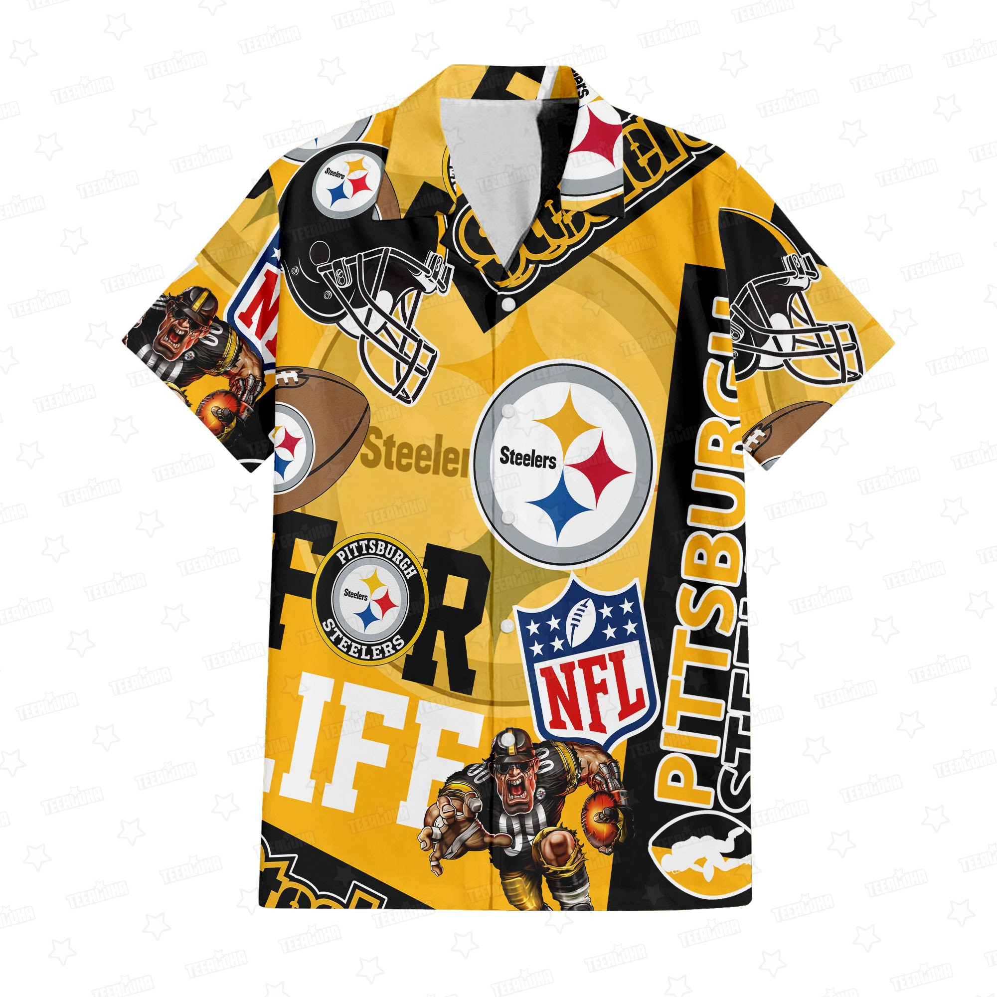 Pittsburgh Steelers For Life Hawaiian Shirt Pittsburgh Steelers For Life Hawaiian Shirt