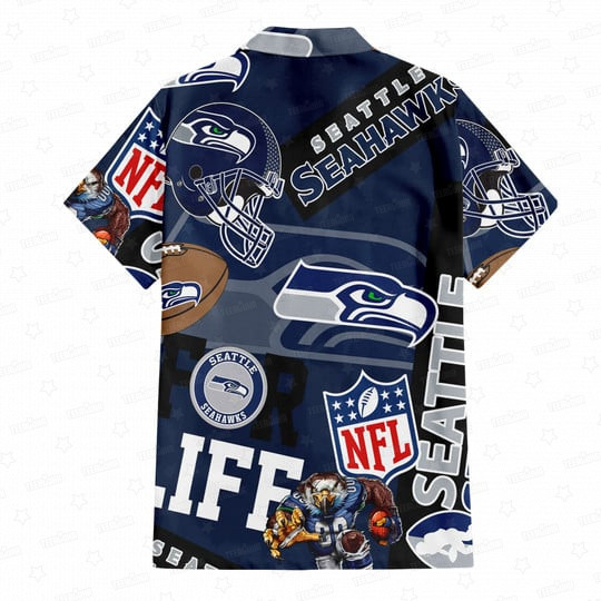 Seattle Seahawks For Life Hawaiian Shirt