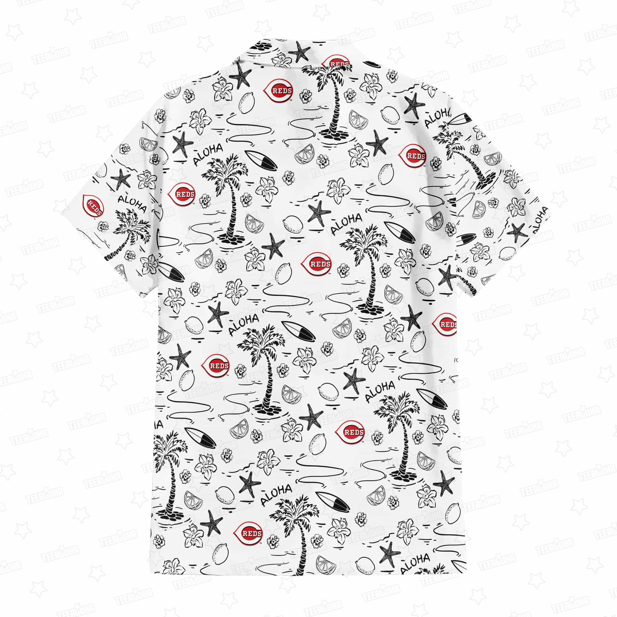 Cincinnati Reds Aloha Paradise Hawaiian Shirt Cincinnati Reds Aloha Paradise Hawaiian Shirt