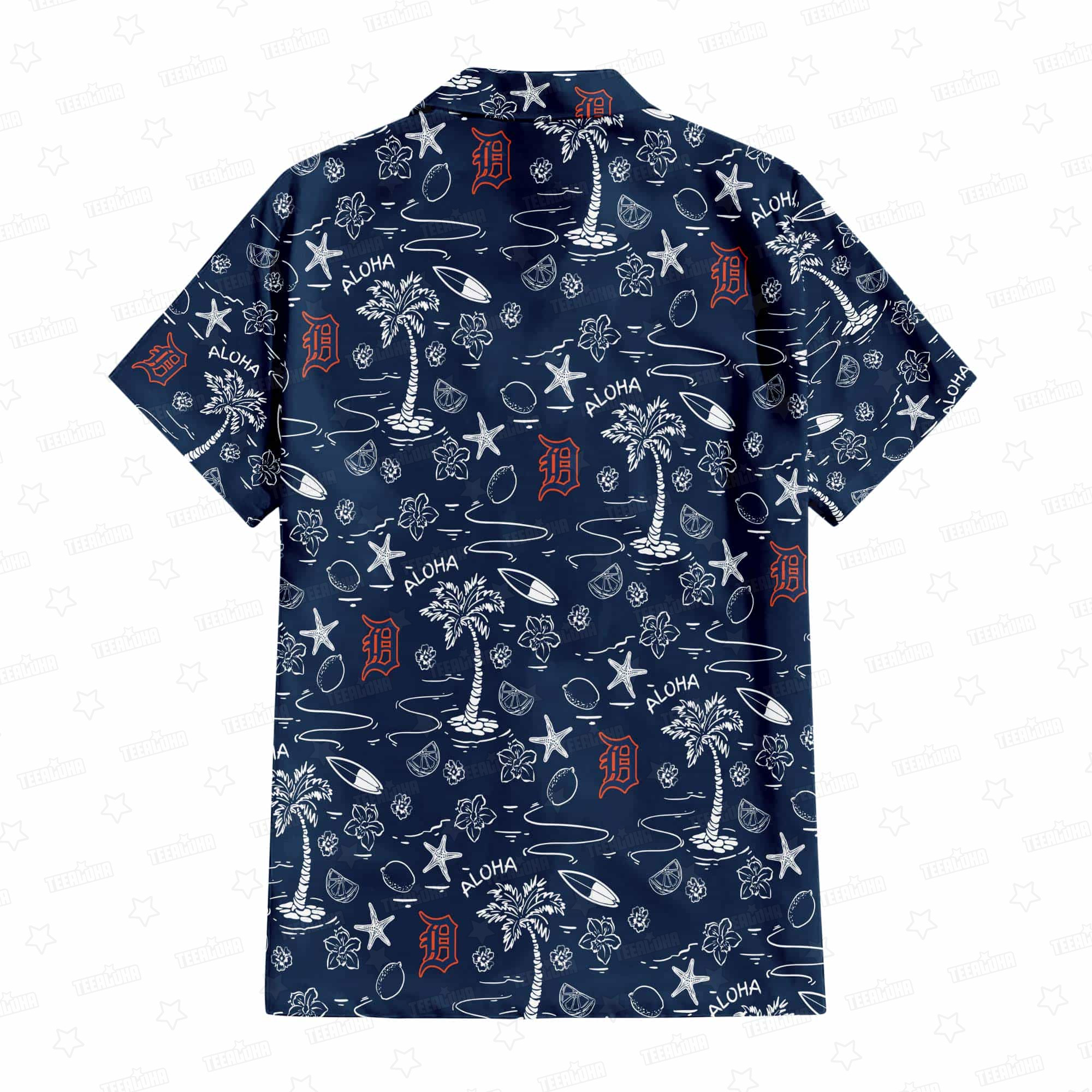 Detroit Tigers Aloha Paradise Hawaiian Shirt Detroit Tigers Aloha Paradise Hawaiian Shirt