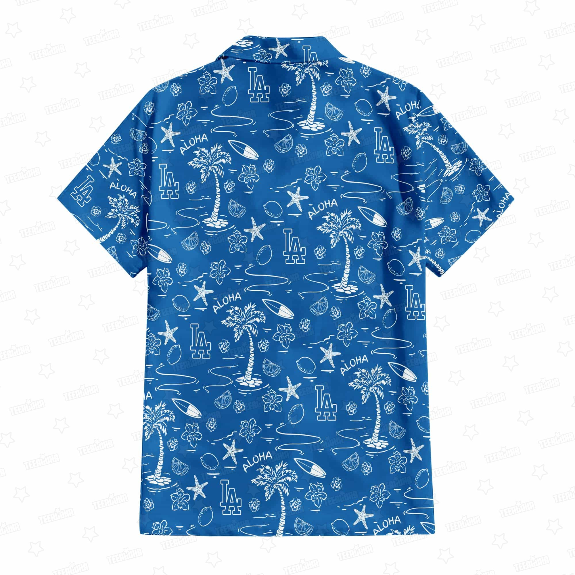 Los Angeles Dodgers Aloha Paradise Hawaiian Shirt Los Angeles Dodgers Aloha Paradise Hawaiian Shirt