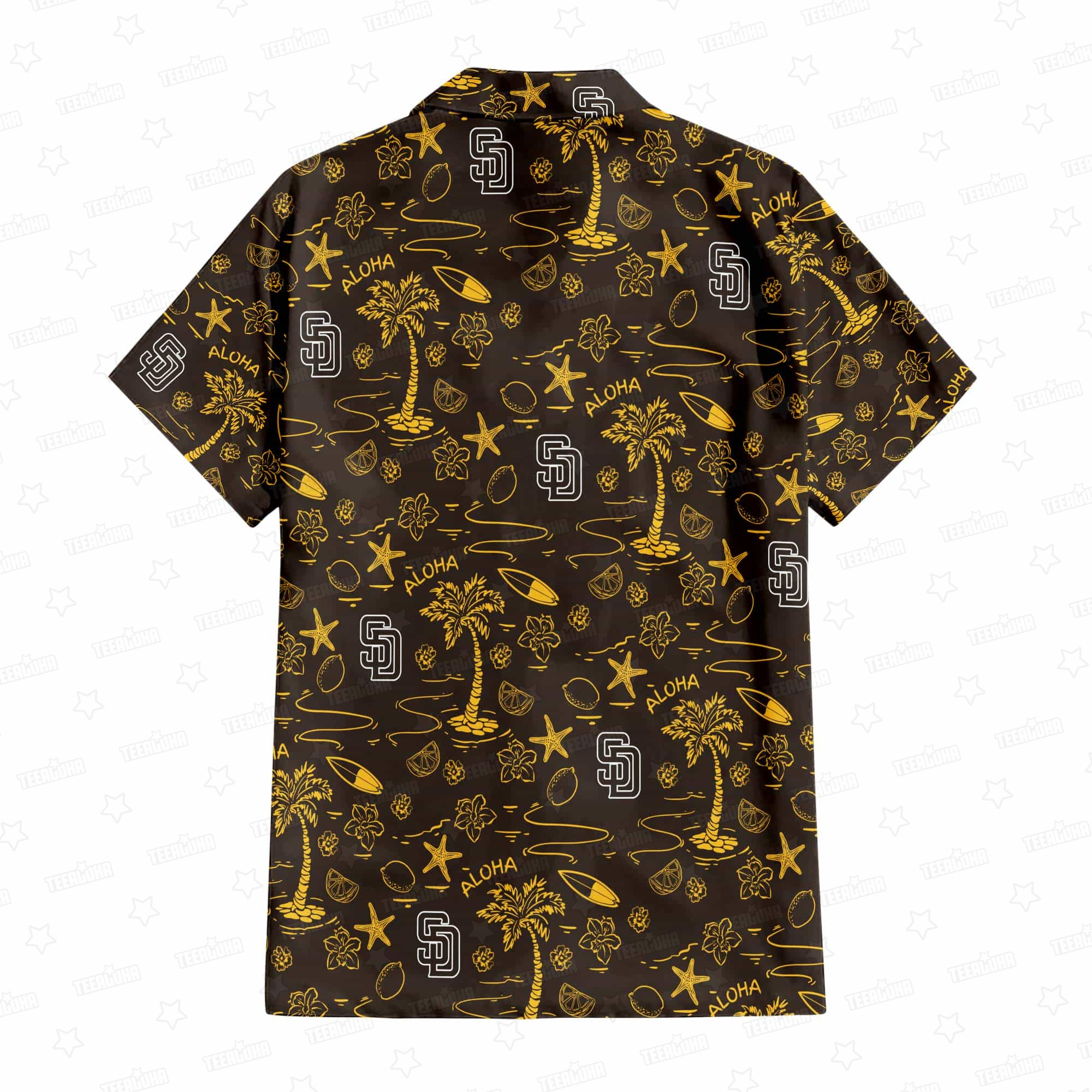 San Diego Padres Circle Aloha Paradise Hawaiian Shirt San Diego Padres Circle Aloha Paradise Hawaiian Shirt