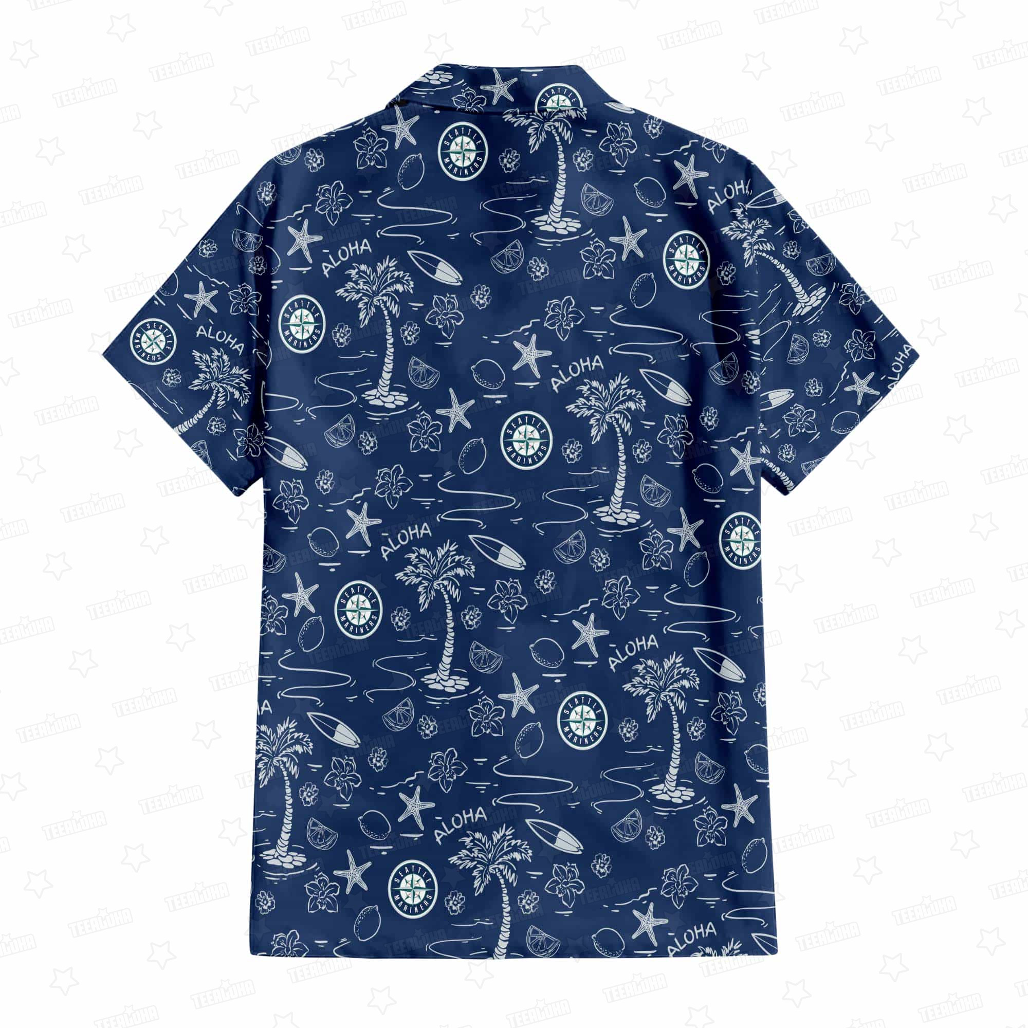 Seattle Mariners Aloha Paradise Hawaiian Shirt Seattle Mariners Aloha Paradise Hawaiian Shirt