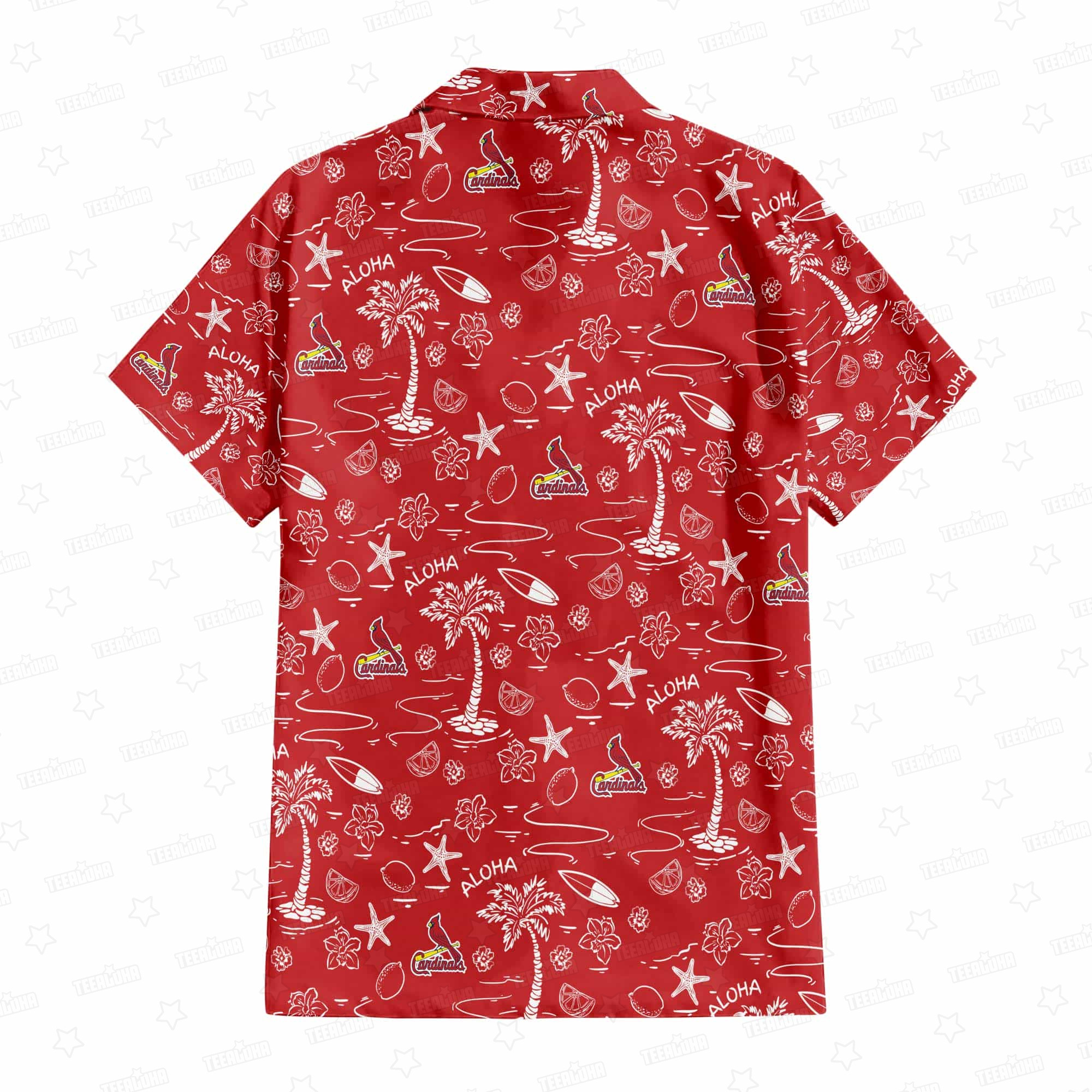 St. Louis Cardinals Aloha Paradise Hawaiian Shirt St. Louis Cardinals Aloha Paradise Hawaiian Shirt