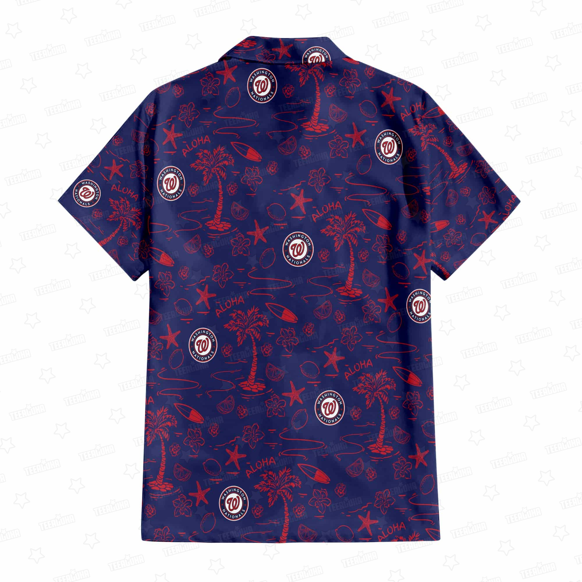 Washington Nationals Aloha Paradise Hawaiian Shirt Washington Nationals Aloha Paradise Hawaiian Shirt